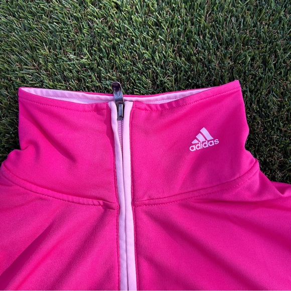 Adidas Climalite Quarter Zip Pullover Sweater Women’s Size Small - Picture 5 of 6
